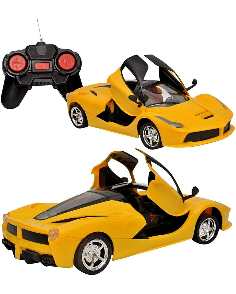 1:16 Scale Remote Controlled Sports Car with Openable Doors & Working LED Light Remote controlled Toys KidosPark