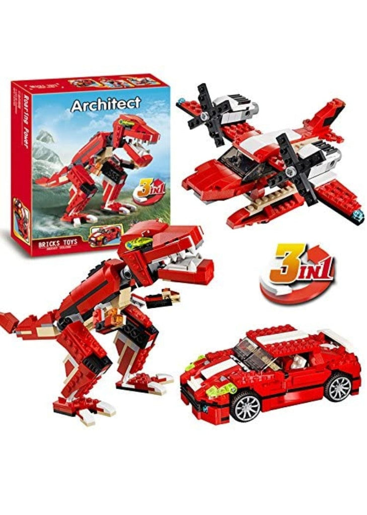 374+ Pieces Building Blocks Pull Back Car/Bike: Versatile Developmental Toy for Creative Kids blocks KidosPark