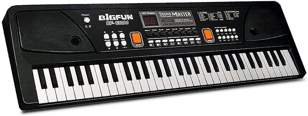 61 keys Big fun musical keyboard with DC power option, recording and mic Musical Toys KidosPark