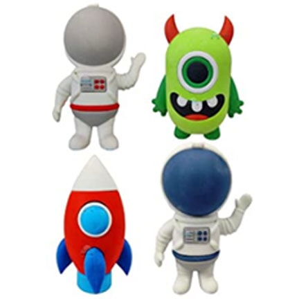 Astronaut Design puzzle eraser ( Grey eraser ) stationery KidosPark