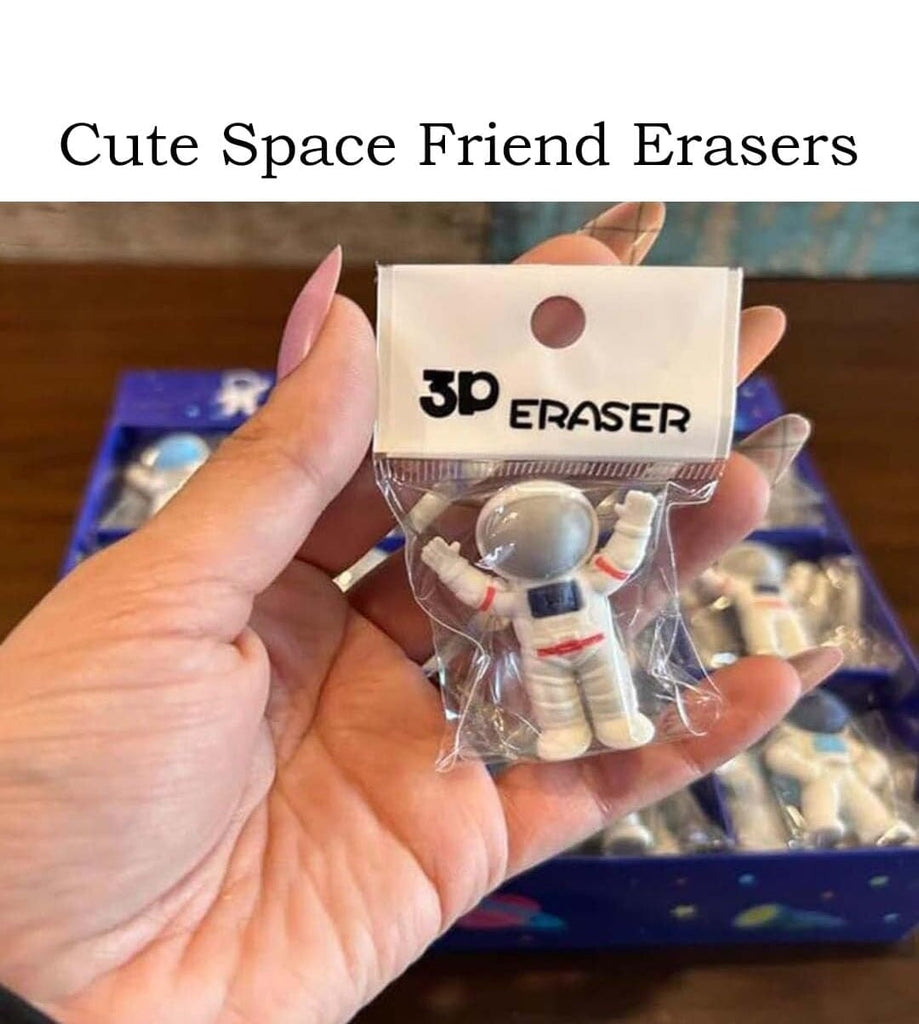 Astronaut/ Space erasers ( Pack of 3) stationery KidosPark