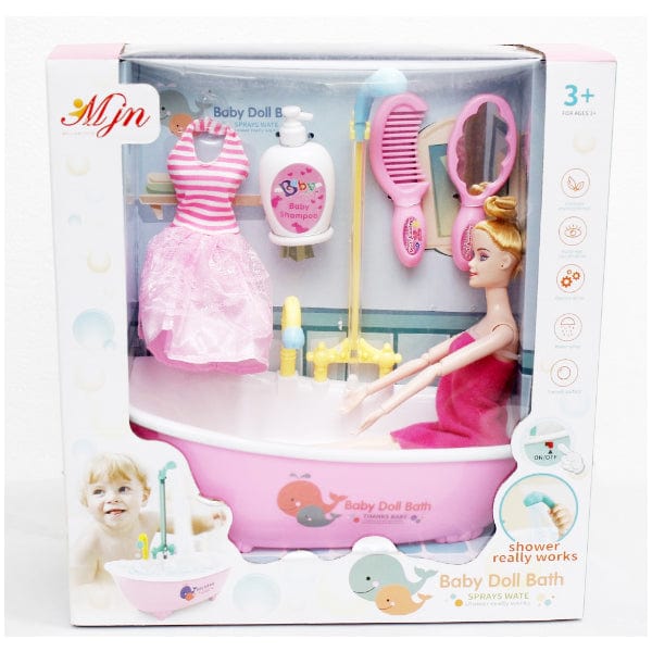 Baby Doll Bath with simulating shower. (Working shower) Dolls and Doll houses KidosPark