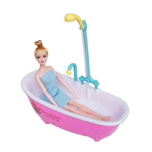 Baby Doll Bath with simulating shower. (Working shower) Dolls and Doll houses KidosPark