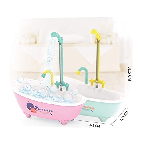 Baby Doll Bath with simulating shower. (Working shower) Dolls and Doll houses KidosPark