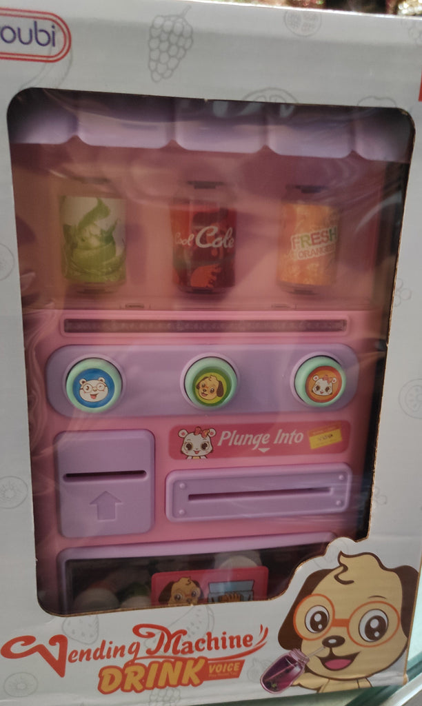 Battery operated vending machine with light and sound for kids pretend play. Toy KidosPark