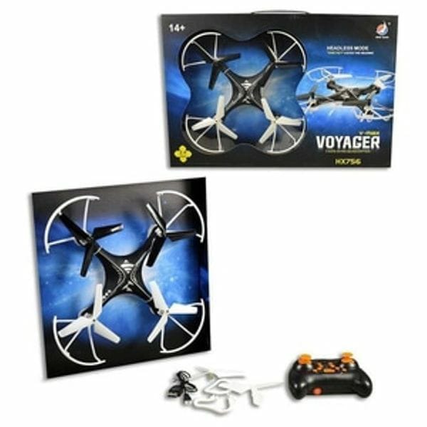 Black 2.4 GHz Remote Controlled Wind-Resistant Drone: Perfect for Thrilling Aerial Adventures Flying Toys KidosPark