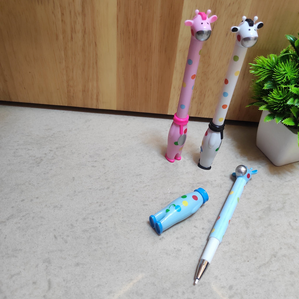 Cool Giraffe Styled gel Pen - Pack of 3 stationery KidosPark