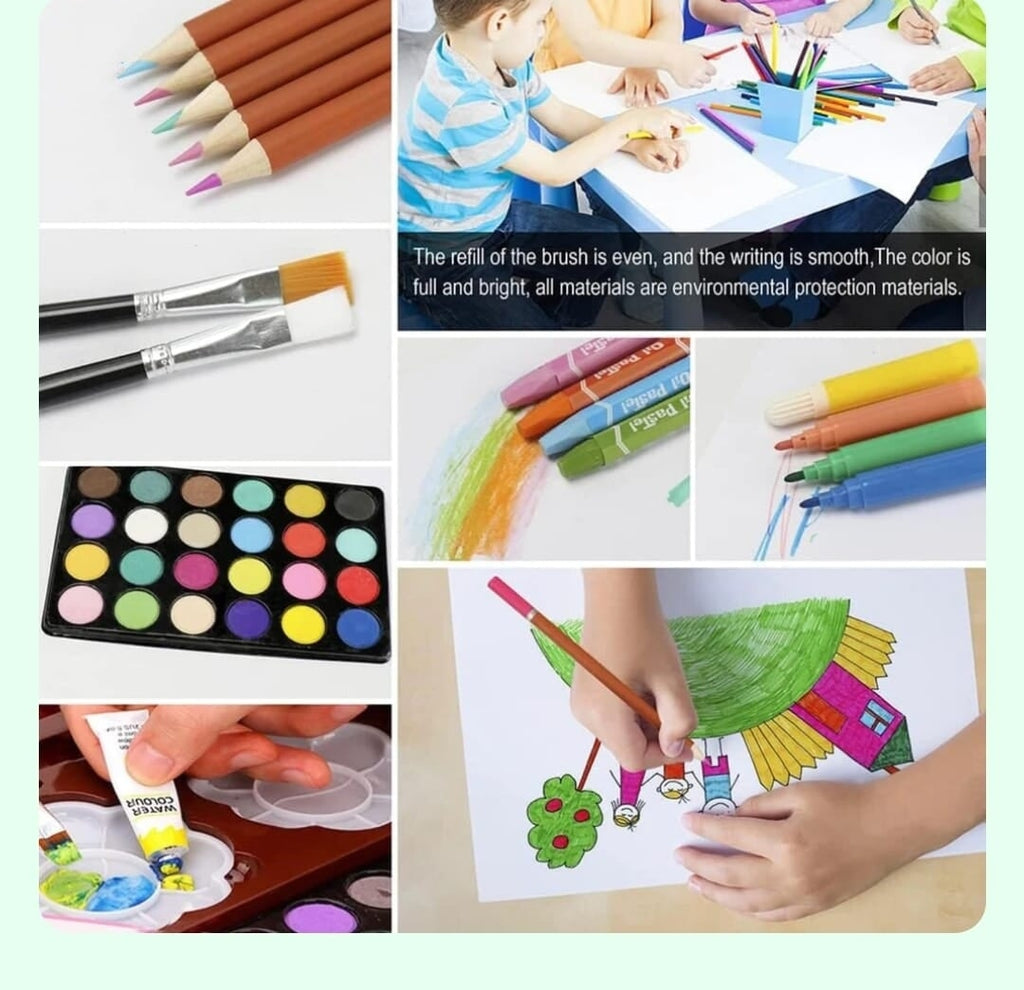 Creative Haven Art Kit: Unleash Your Inner Artist with 145 Pieces Art and Crafts KidosPark