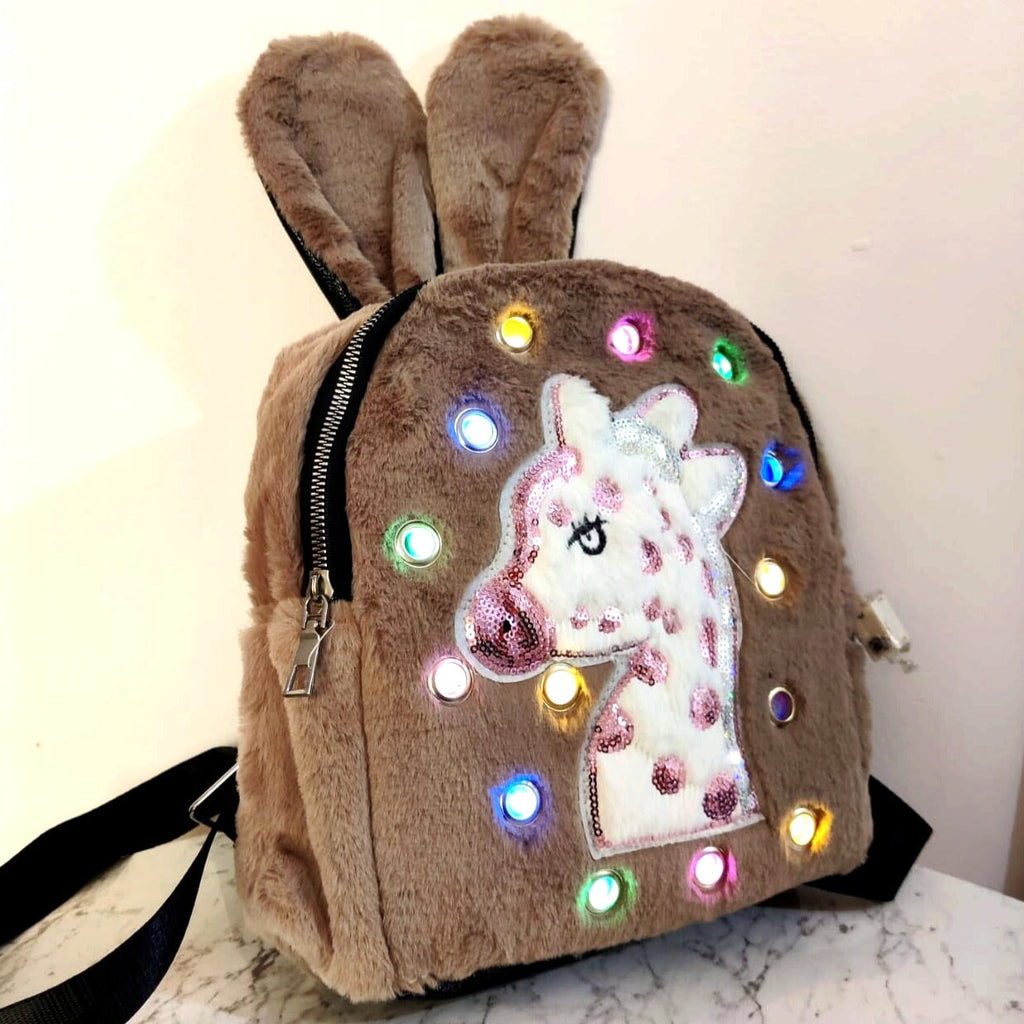 Cute and Stylish backpack with LED lights Bags and Pouches KidosPark