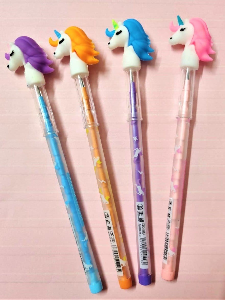 Cute Unicorn pencils - Pack of 4 – Kidospark