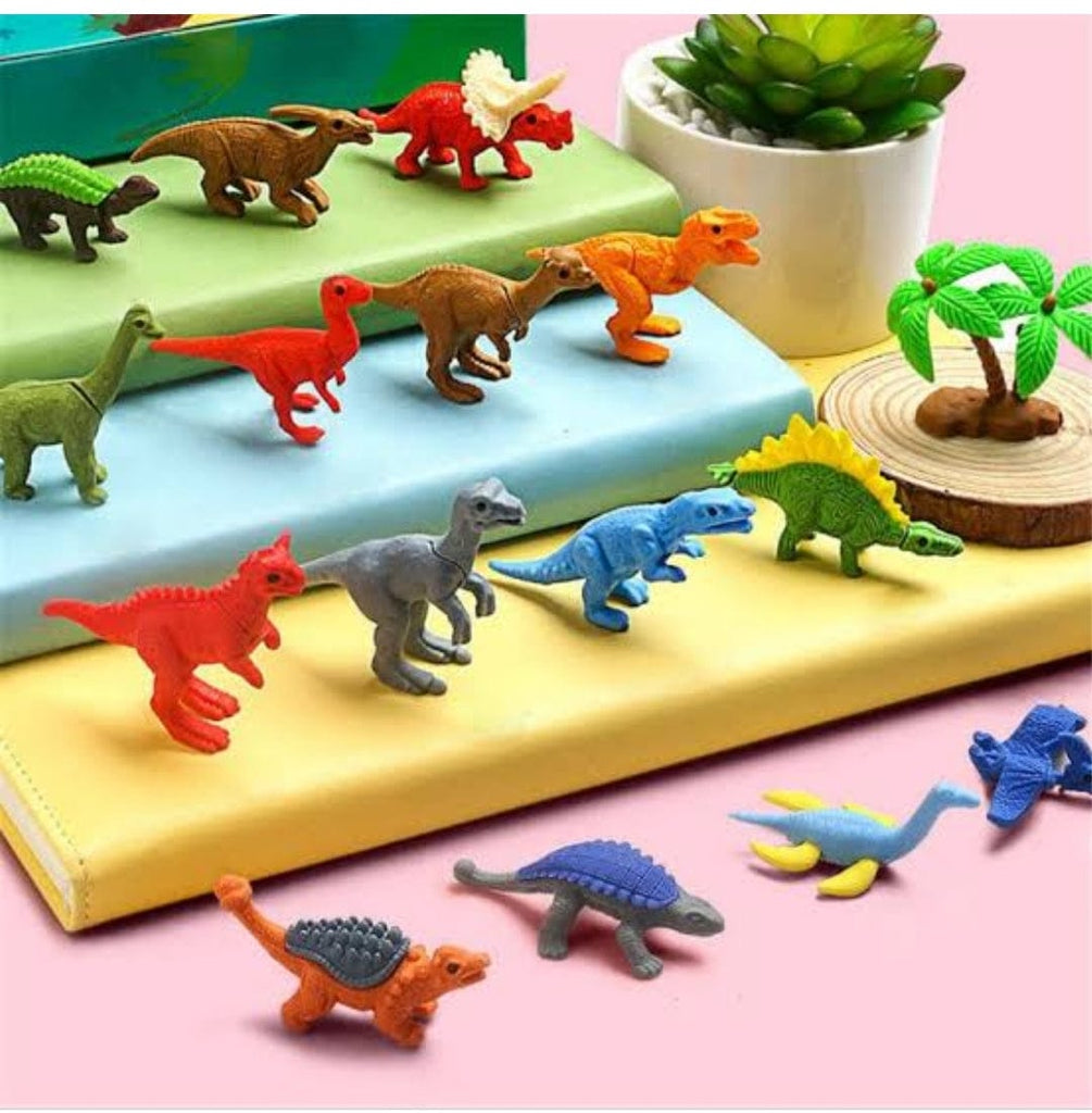 Dinosaur shaped erasers for kids stationery KidosPark