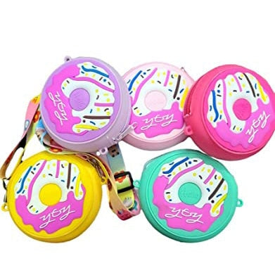 Donut designed Multipurpose sling bag/ Make up Pouch/ Stationery pouch Bags and Pouches KidosPark