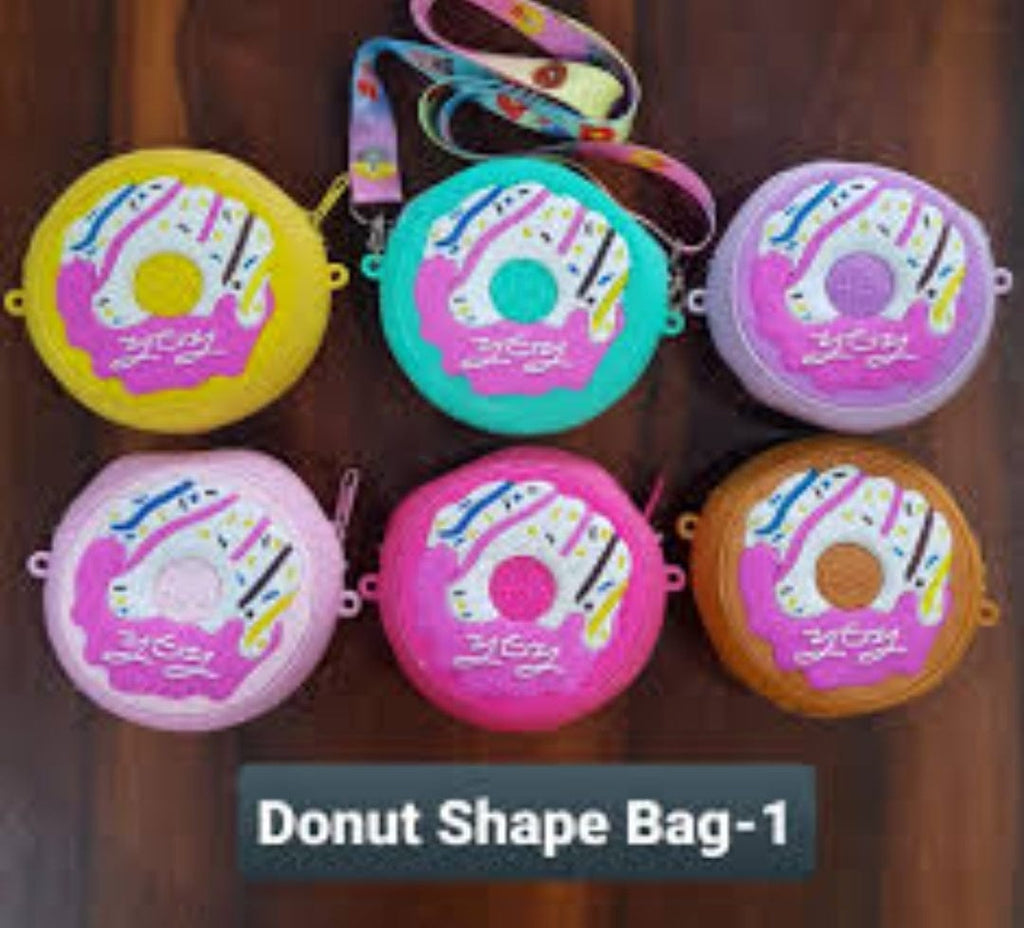 Donut designed Multipurpose sling bag/ Make up Pouch/ Stationery pouch Bags and Pouches KidosPark