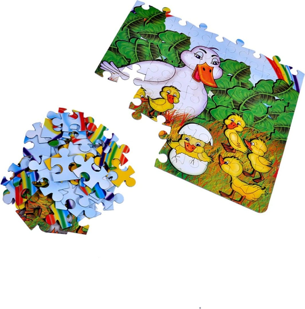 Educational Puzzle Set: The Ugly Duckling Storybook with 108 Pieces for Kids, 6+ Board Game KidosPark