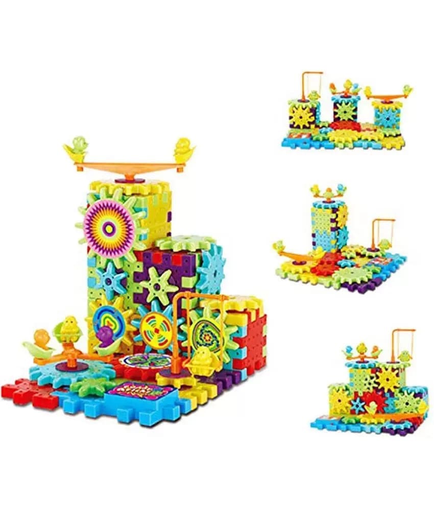 Enhance and Play: 81-Piece Building Block Set for Kids | STEM Learning & Creativity Development blocks KidosPark