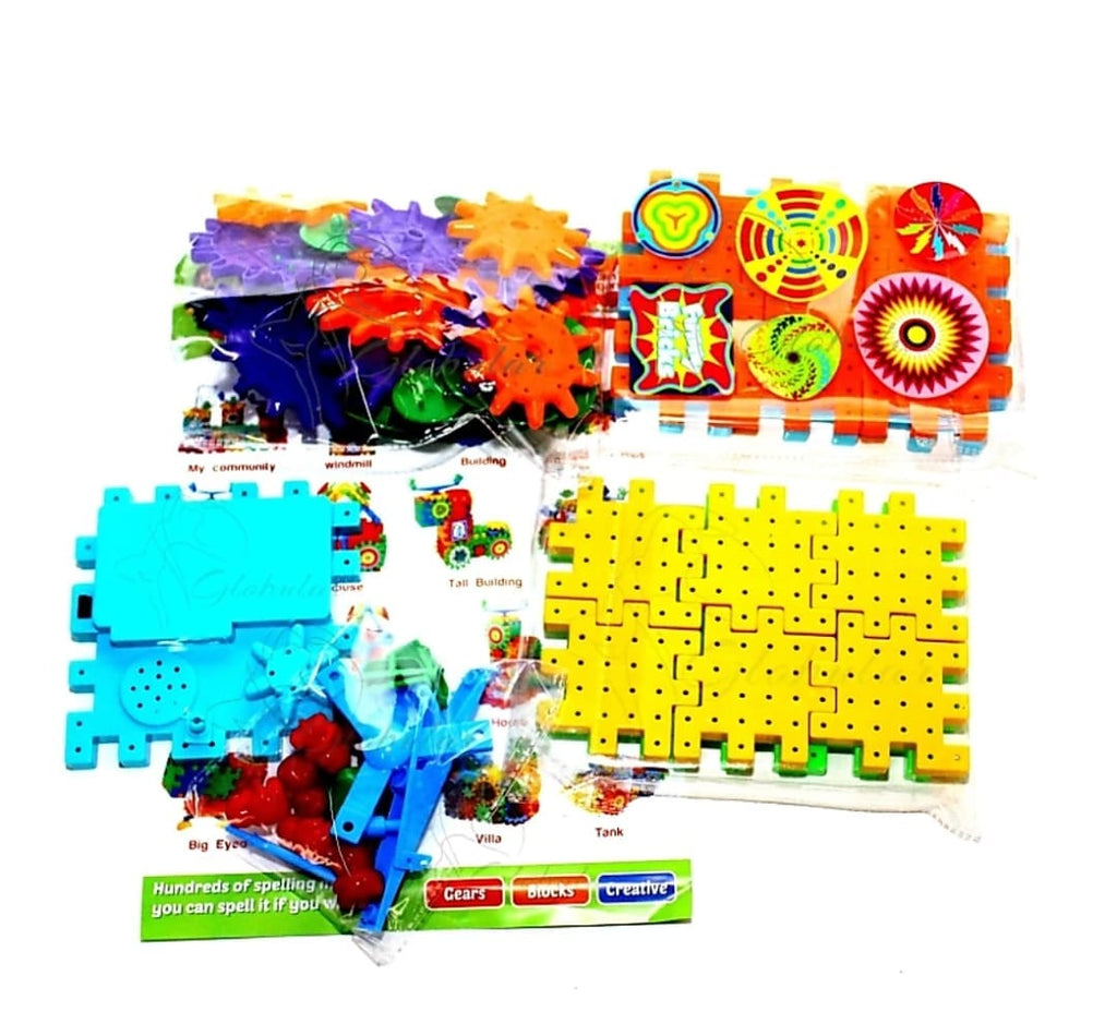 Enhance and Play: 81-Piece Building Block Set for Kids | STEM Learning & Creativity Development blocks KidosPark