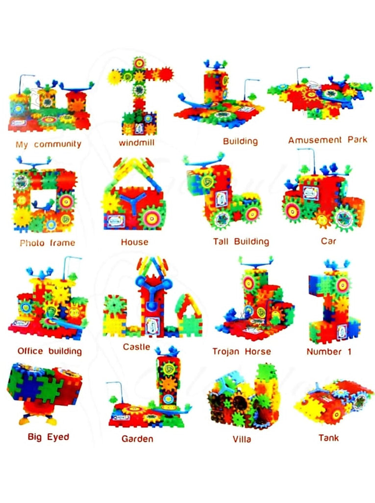 Enhance and Play: 81-Piece Building Block Set for Kids | STEM Learning & Creativity Development blocks KidosPark