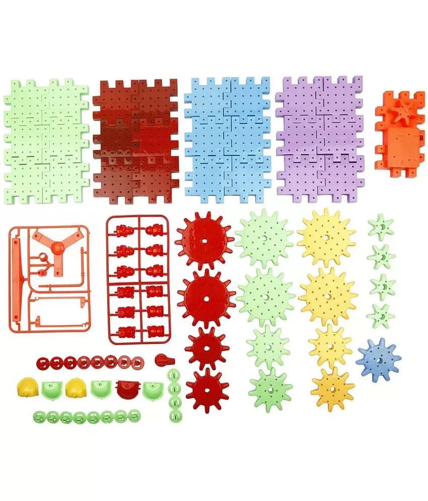 Enhance and Play: 81-Piece Building Block Set for Kids | STEM Learning & Creativity Development blocks KidosPark