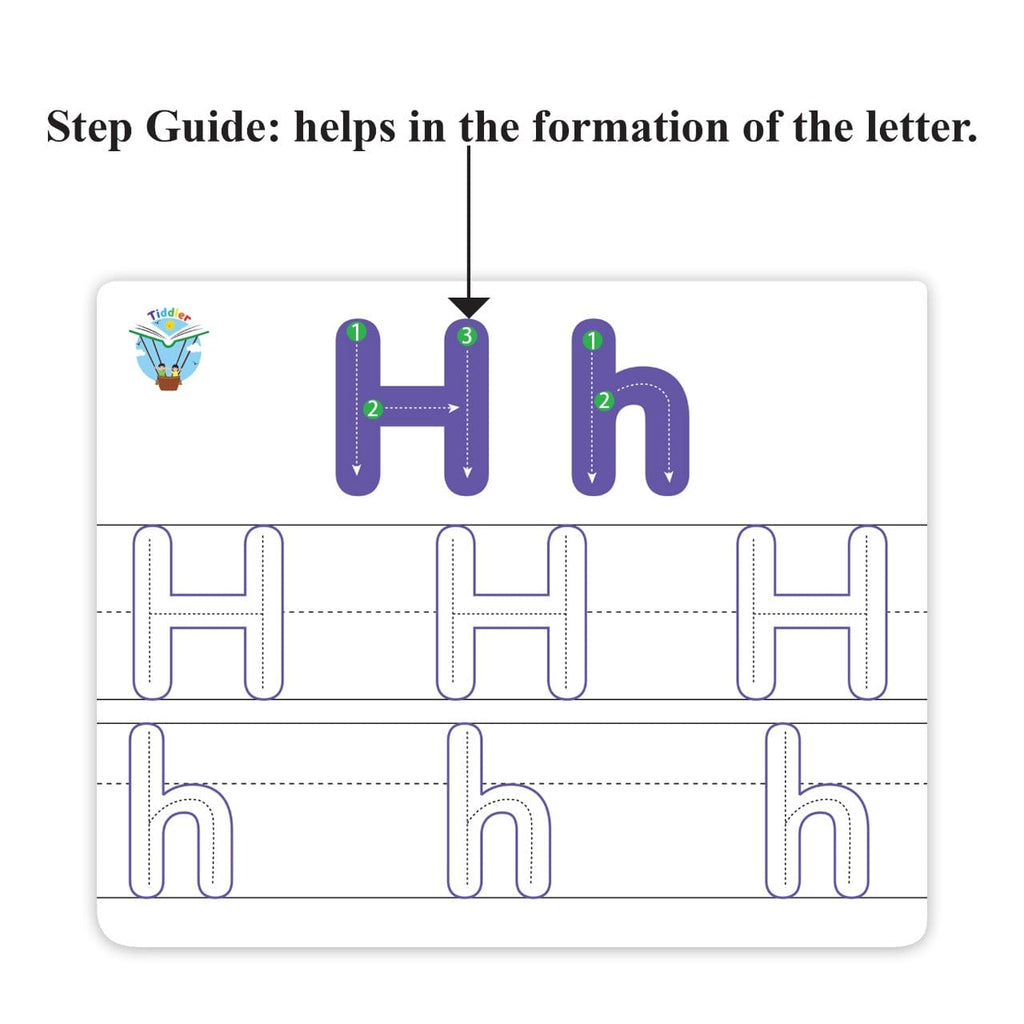 Enhance Early Learning with 4-in-1 Educational Flashcards | Complete Set for Phonics, Numbers, Colors, and Shapes Educational toy Tiddler India