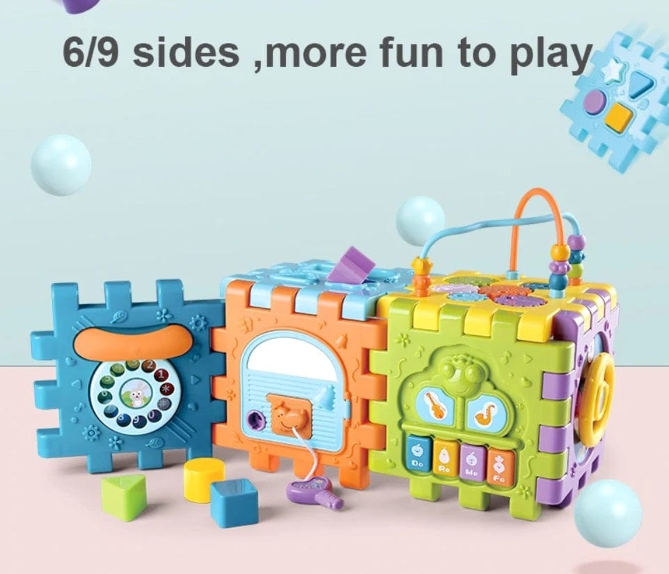 Enhance Early Learning with our Multi-Functional Activity Cube Toy for Toddlers Musical Toys KidosPark