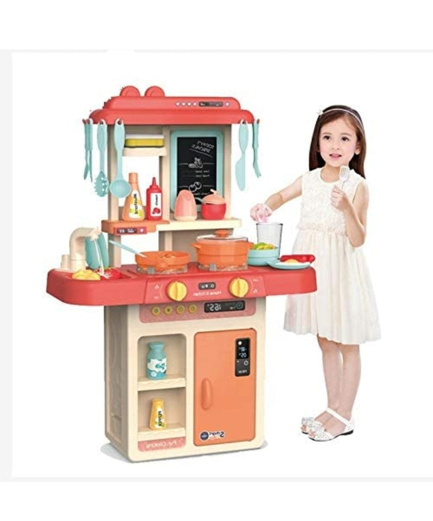 Enhance Playtime Fun: 36-Piece Kids Kitchen Kit Set with Realistic Light and Sound Effects and Simulated Water Spray Role play toys KidosPark