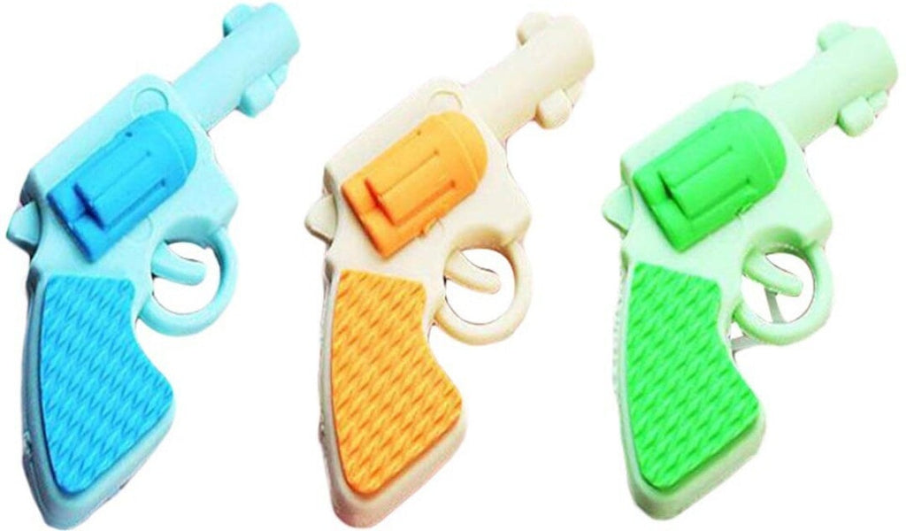 Fancy Gun style Erasers Pack of 3 for Kids stationery KidosPark