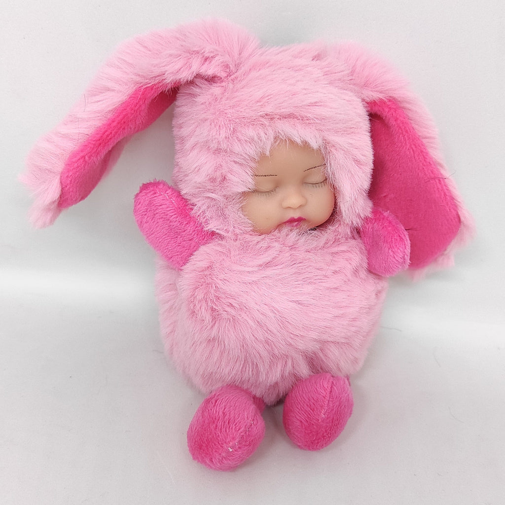 Fluffy and soft Sleeping baby doll key chain/ Bag accessory/ Car decor Dolls and Doll houses KidosPark