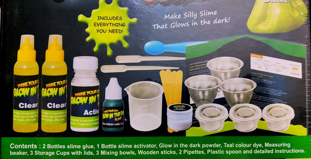 Glow in the Dark DIY slime kit Educational toy KidosPark