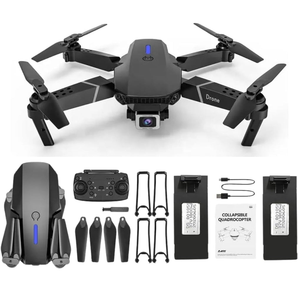 Immerse in Aerial Excellence: Explore Our Dual 1080P HD Camera Drone Flying Toys KidosPark