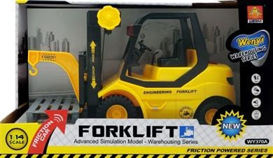 Immersive Play with the Heavy Duty Push Back Forklift Truck Toy - Foster Imagination and Learning! Cars and Car Tracks KidosPark