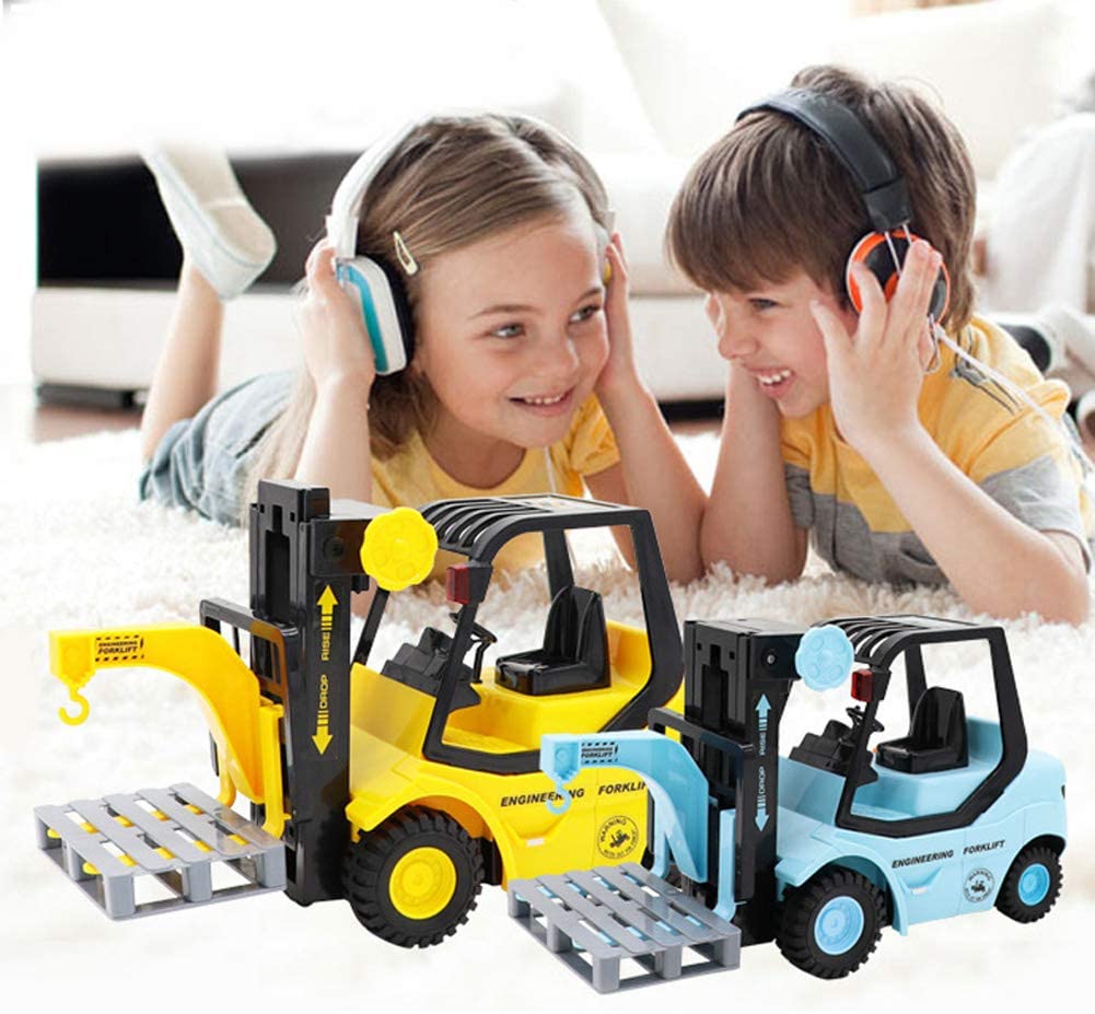 Immersive Play with the Heavy Duty Push Back Forklift Truck Toy - Foster Imagination and Learning! Cars and Car Tracks KidosPark