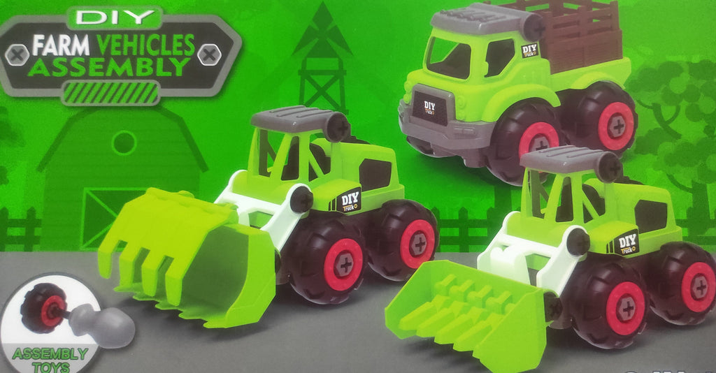 Interactive DIY Farm Vehicles for Creative Exploration and Skill Development - Perfect for Toddlers Cars and Car Tracks KidosPark