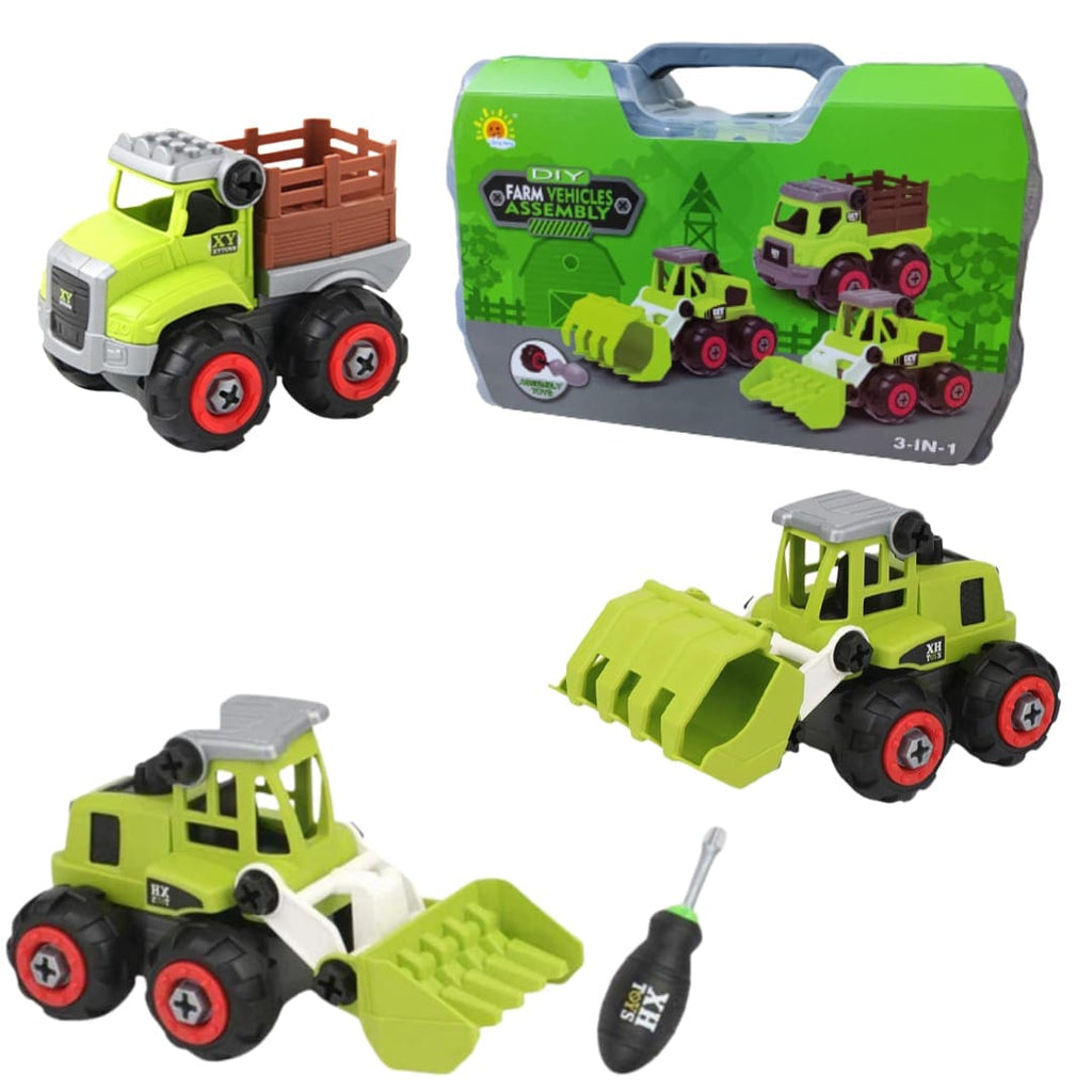 Interactive DIY Farm Vehicles for Creative Exploration and Skill Development - Perfect for Toddlers Cars and Car Tracks KidosPark