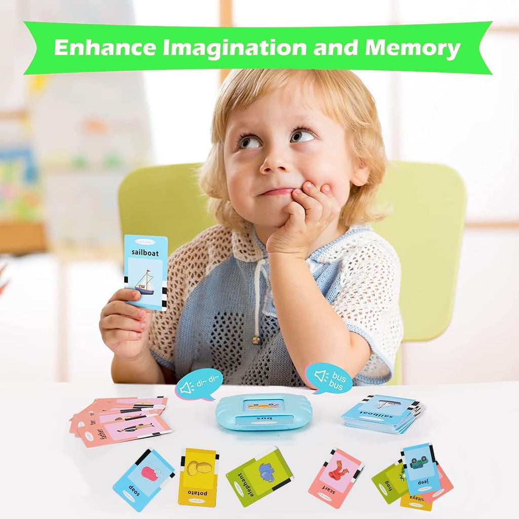 Interactive/ Talking 112 pcs Double-Sided Card Words - Educational Toys for Kids/ Toddler Flash Cards Educational toy KidosPark