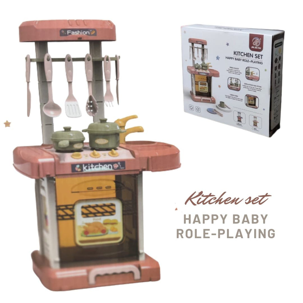 Interactive Toy Kitchen Set with Realistic Light and Sound - Portable Suitcase Design Role play toys KidosPark