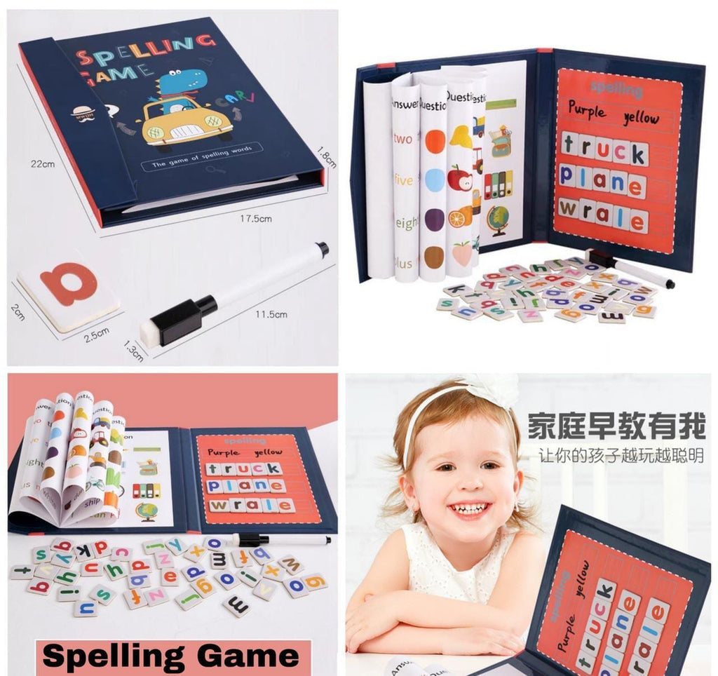 Kids early learning spelling game book for kids Board Game KidosPark