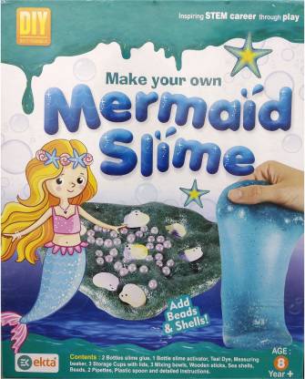 Make your own Mermaid DIY slime kit Educational toy KidosPark