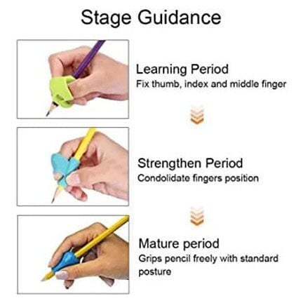 Pencil grip set of 3 stationery KidosPark