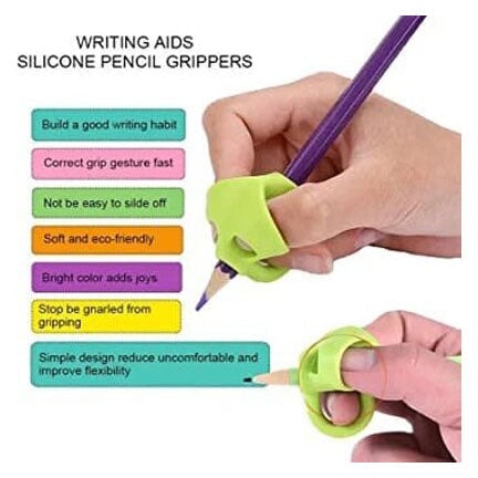 Pencil grip set of 3 stationery KidosPark