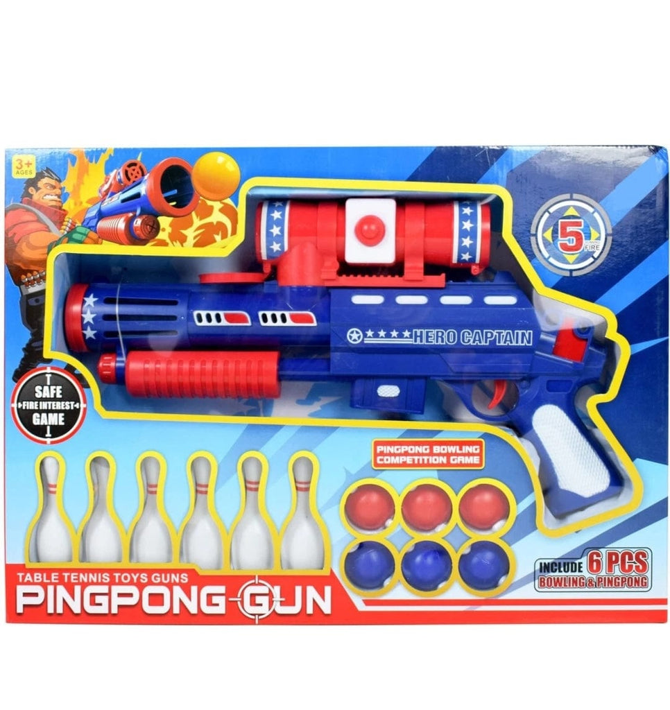 Ping pong gun for an unlimited fun for kids Toy KidosPark