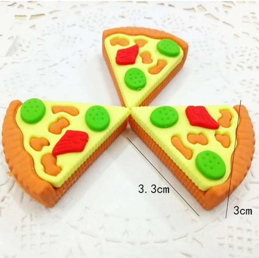 Pizza Slice Eraser: Fun, Functional, and Fashionable! stationery KidosPark
