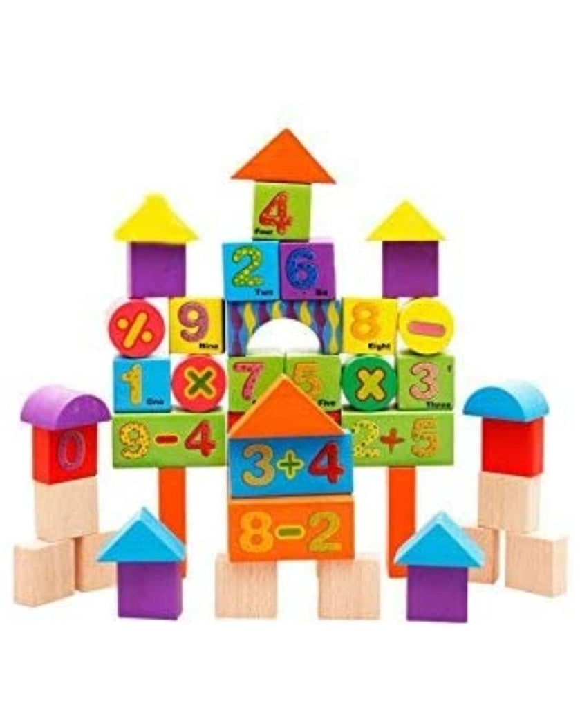 Premium 60-Piece Wooden Building block Set for Creative Minds | Educational Cabin Construction Toy for Kids 3 blocks KidosPark