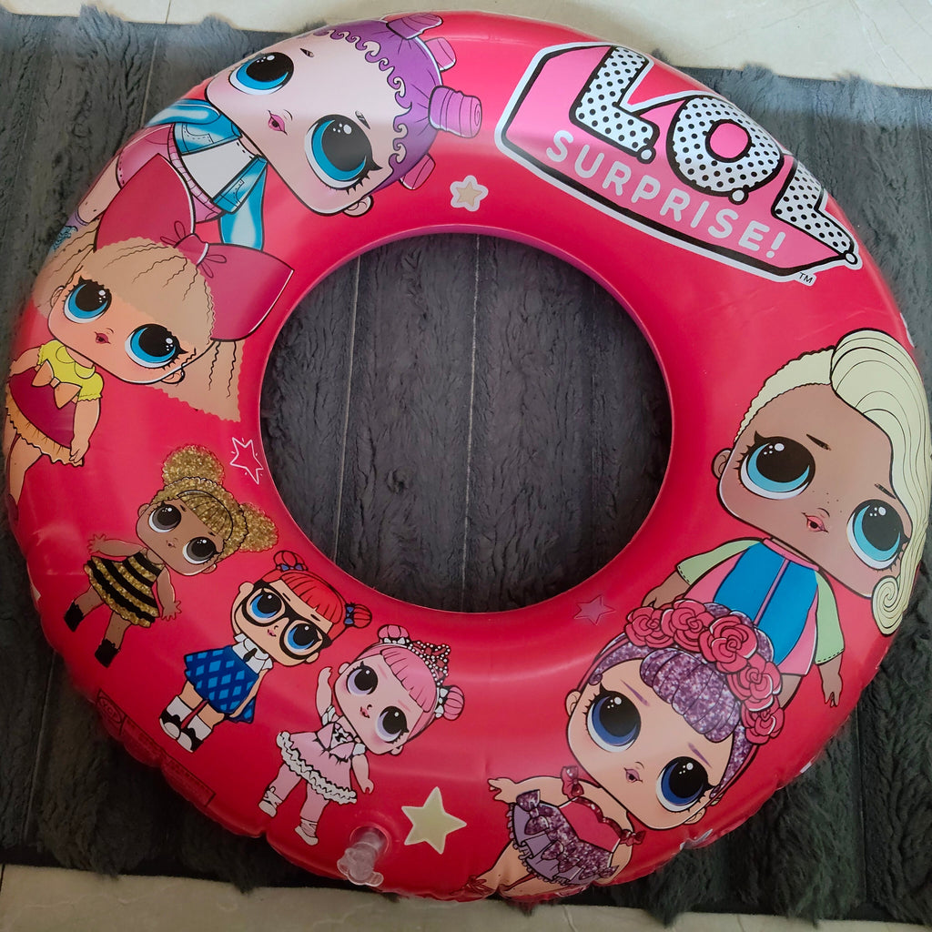 Premium LOL design PVC Swimming Ring: Safe, Stylish, and Easy to Use (4-10 years) Kidospark