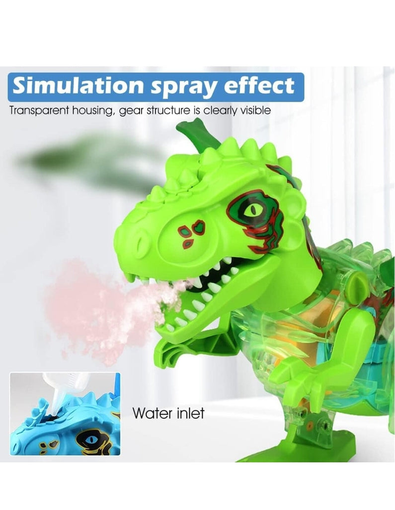 Premium Mechanical Gear T-Rex Dinosaur Toy with Light and Mist Effects Toy KidosPark