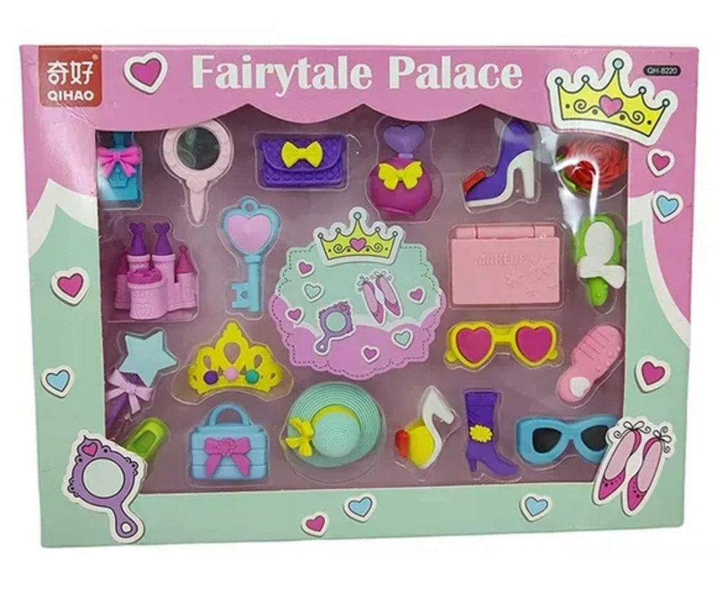 Princess Castle Erasers Set - Perfect Birthday Party Return Gift! stationery KidosPark