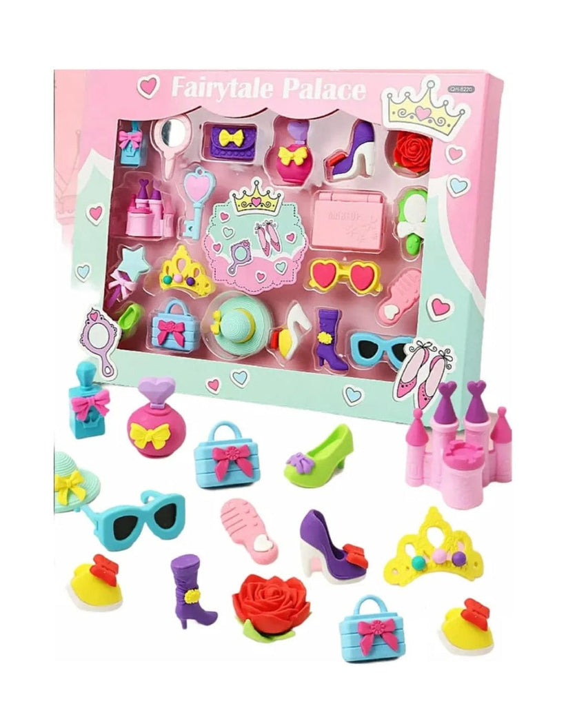 Princess Castle Erasers Set - Perfect Birthday Party Return Gift! stationery KidosPark