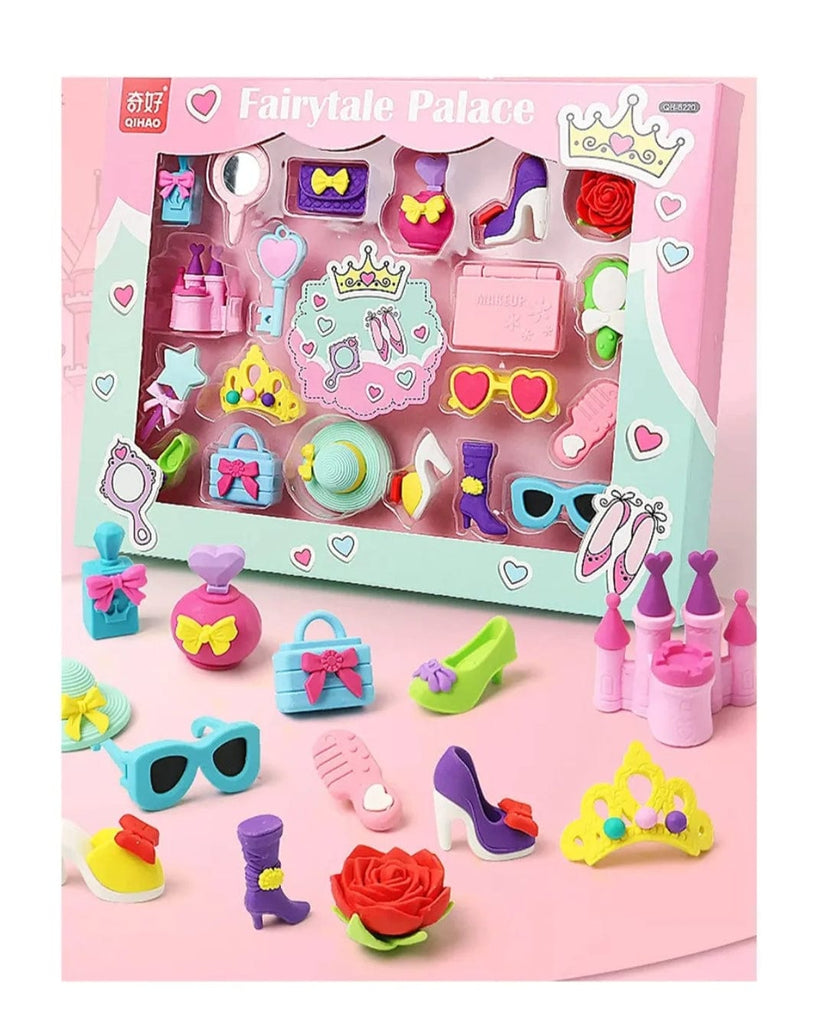 Princess Castle Erasers Set - Perfect Birthday Party Return Gift! stationery KidosPark