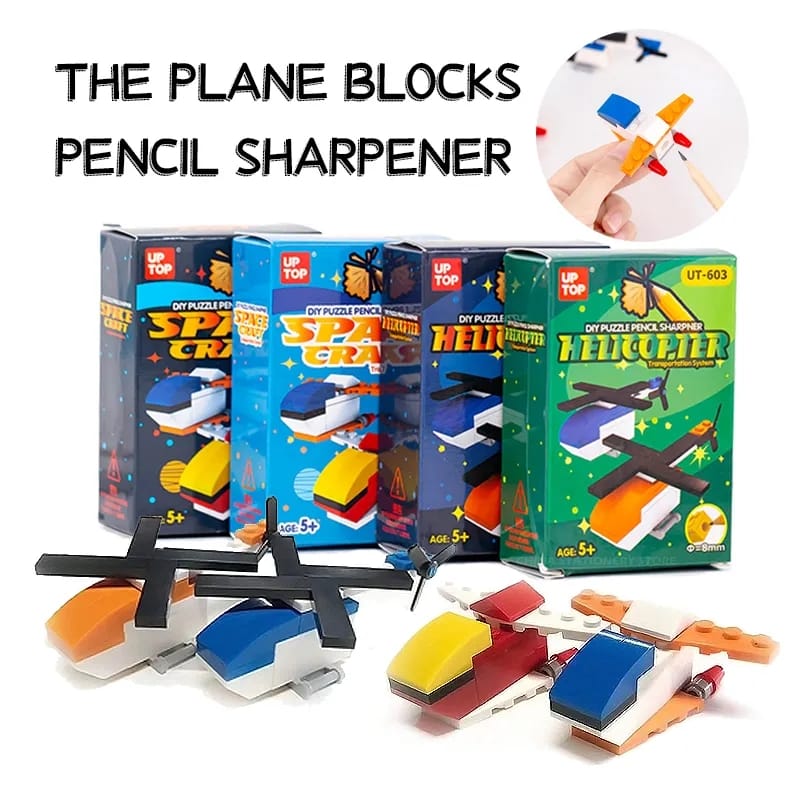 Puzzle blocks Pencil Sharpener: Practicality Meets Playfulness stationery KidosPark