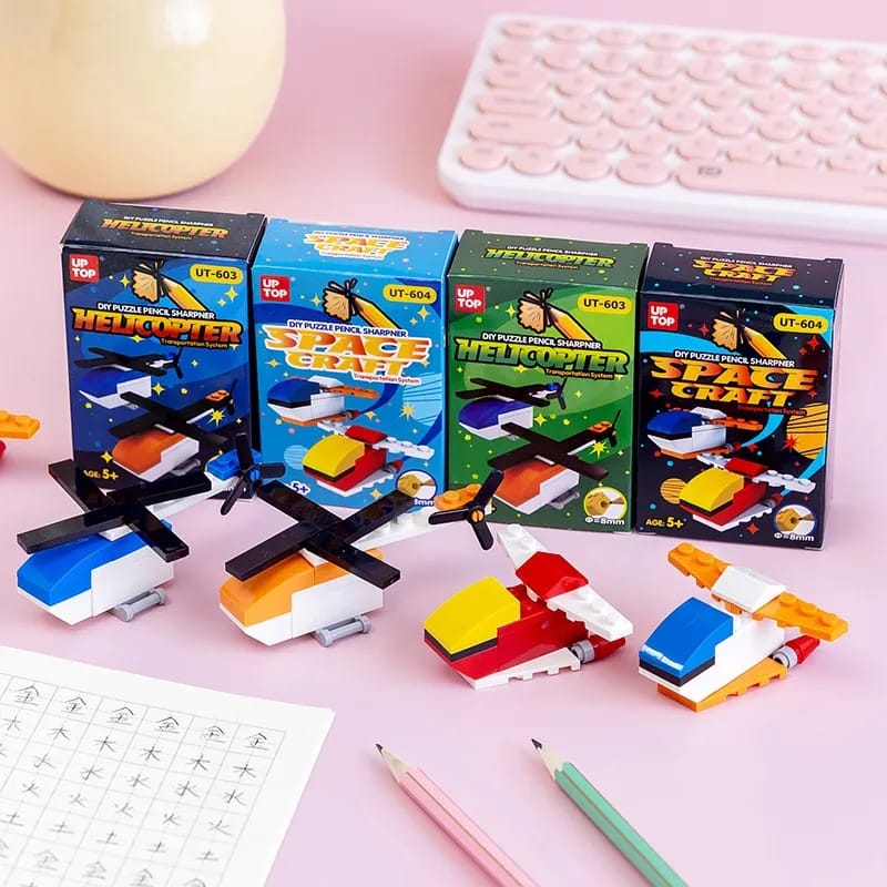 Puzzle blocks Pencil Sharpener: Practicality Meets Playfulness stationery KidosPark