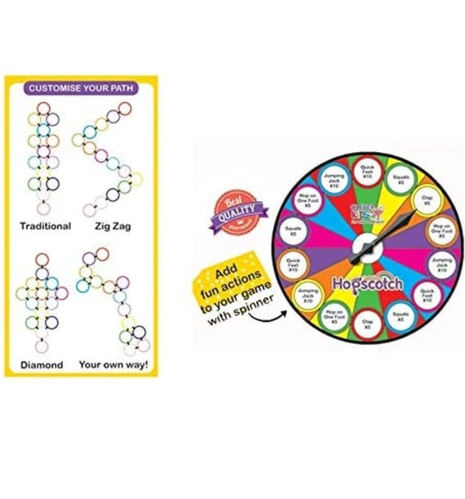 Ring Hopscotch Jumbo Game for Kids and Adults Toy KidosPark